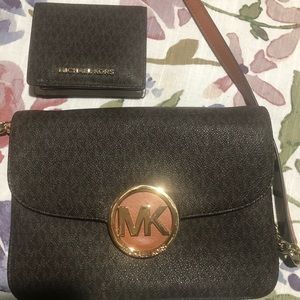 MichaelKors cross body bag and matching wallet!